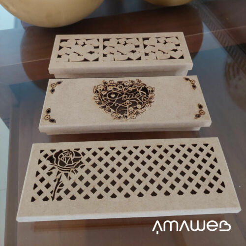 Caixas decoradas de MDF