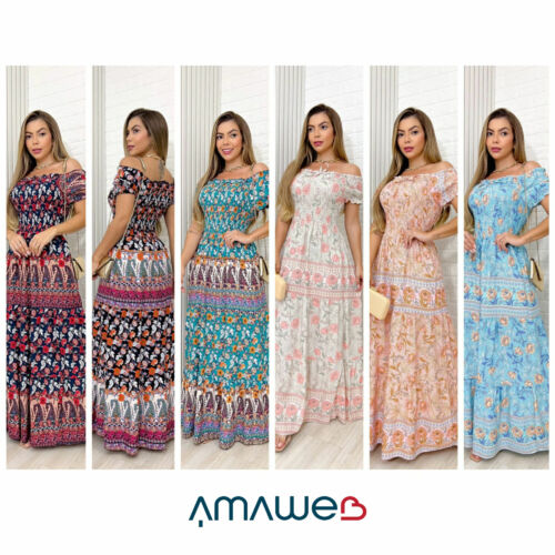 Vestido Floral viscose