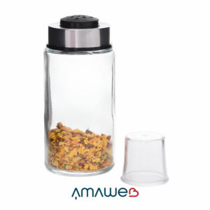 Pote Temperos de vidro 200ml