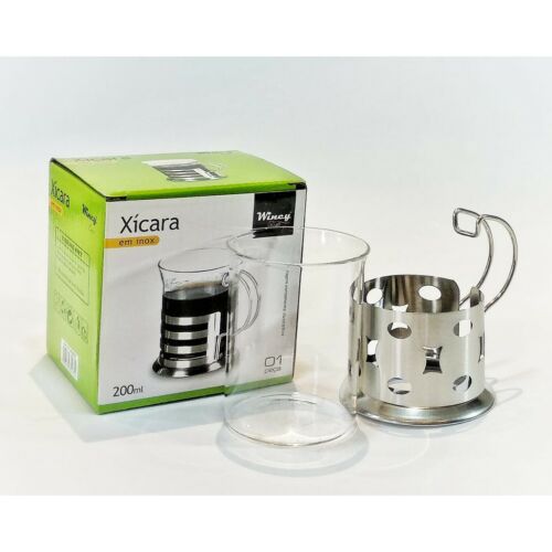 Xícara Vidro/Inox - Imagem 2