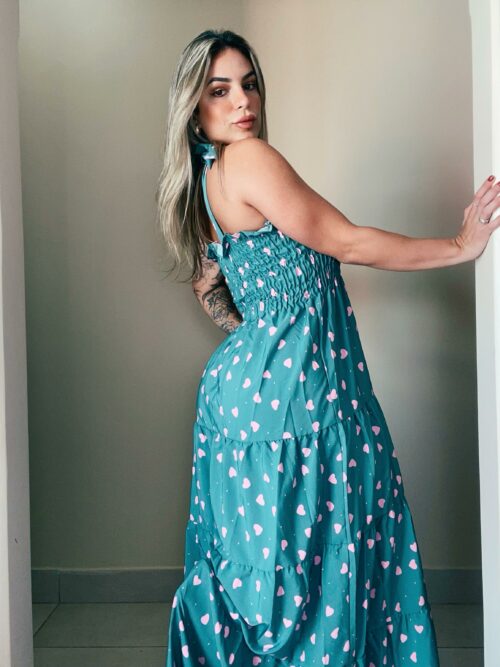Vestido Poá Coração - Image 4